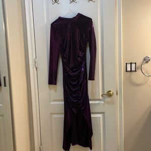 PURPLE SX ZARA SEQUIN DRESS
